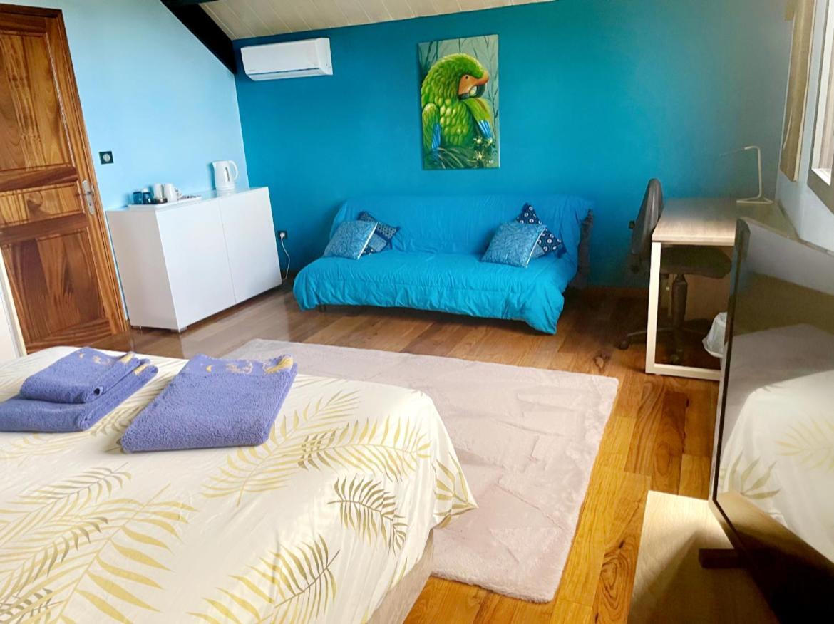 Chambre "Bleu Ocean" Villa Hermes سانت بيير المظهر الخارجي الصورة
