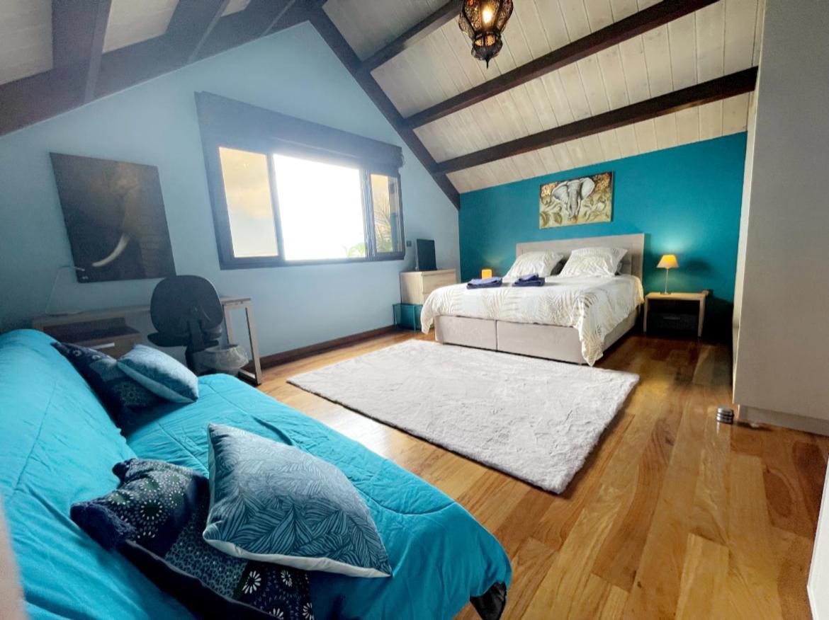 Chambre "Bleu Ocean" Villa Hermes سانت بيير المظهر الخارجي الصورة